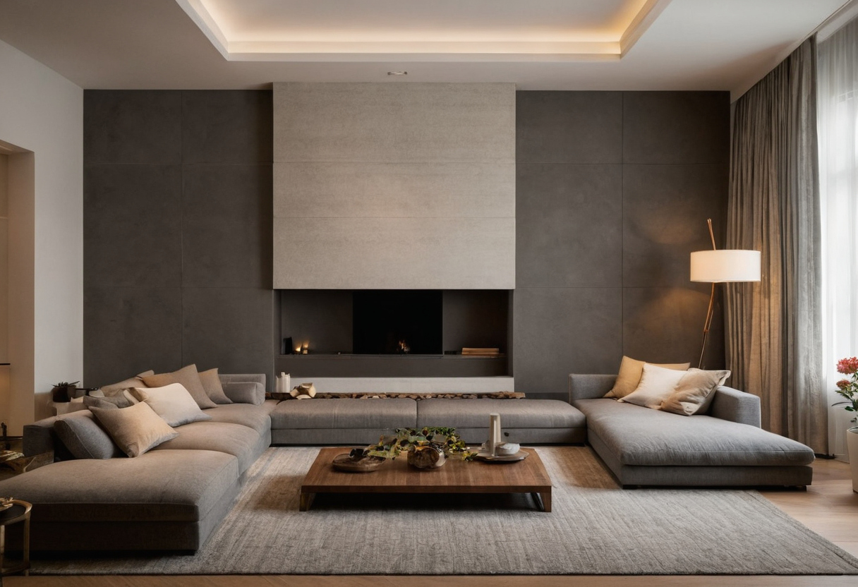 Luxury interior image showing Living room accessories ideas should be washable, weighted, and arranged in easy-to-reset groups
