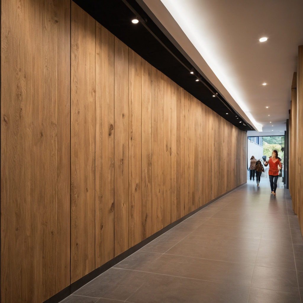 Which wall panel materials suit high-contact family spaces editorial visual